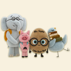 Cute Characters Pillow  - Personalized Gifts For Teachers 03namg111125