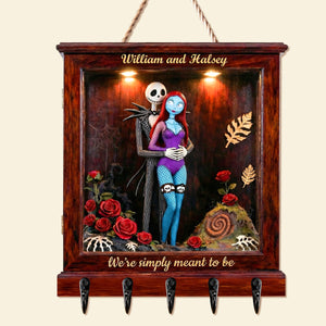 Meant To Be Couple Acrylic Key Hanger - Personalized Gifts For Couple 04tgmg231225