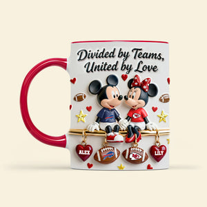 United By Love Coffee Accent Mug - Personalized Gift For Sporty Couples 01NAMG070126