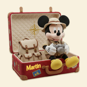 Travel Suitcase Shape Pillow  - Personalized Gifts 07pamg111125