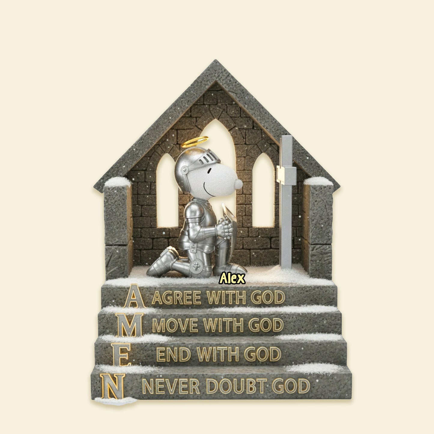 Personalized Gifts For Jesus Lover, Armor of God Acrylic Plaque 05kimg240925