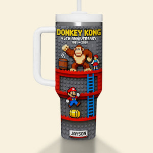 45th Anniversary Retro Game 40oz Tumbler - Personalized Gifts For Game Lovers 04kimg050326