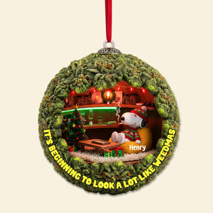 Smoke Lover Ornament - Personalized Gifts For Smoker Christmas Ornament 02TOMG021025