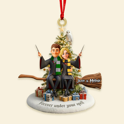Fans Couple Ornament - Personalized Gifts For Couple Christmas Ornament 02OHMG110925