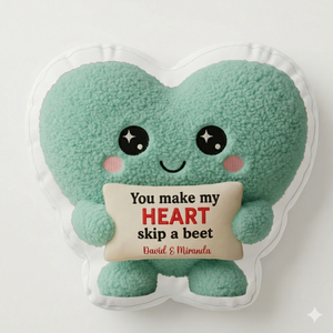 Valentine Couple Heart Shape Pillow - Personalized Gifts For Couple 02hymg241125