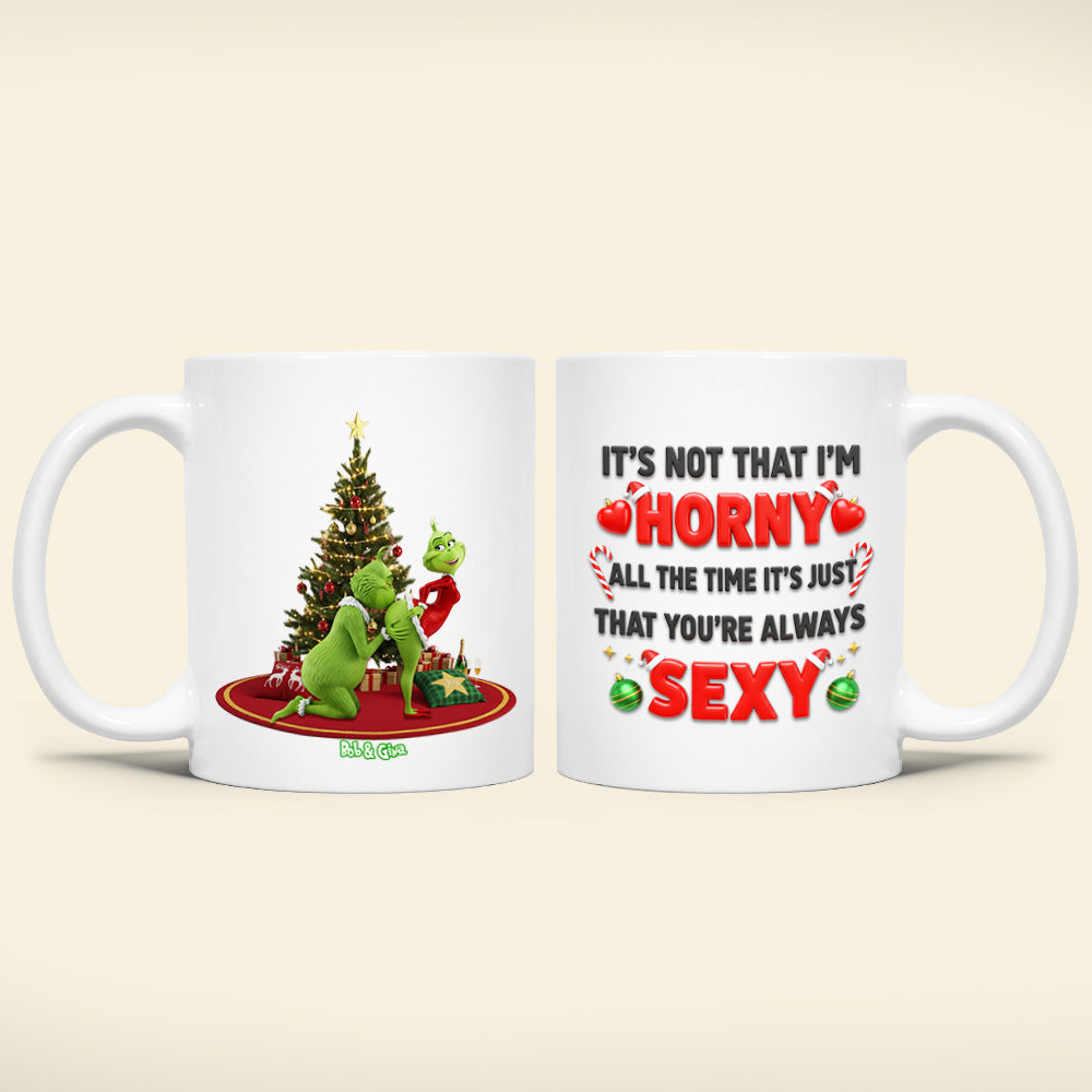 Personalized Gifts For Christmas, Funny Couple White Mug 01ohmg130925