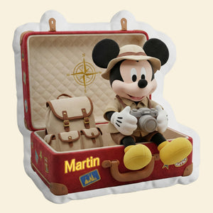 Travel Suitcase Shape Pillow  - Personalized Gifts 07pamg111125