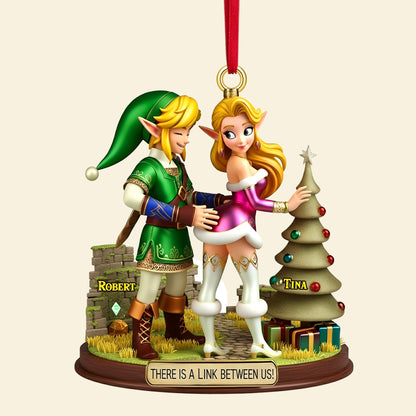 Couple Ornament - Personalized Gifts For Couple Christmas Ornament 05TGMG160925
