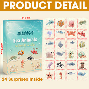 Sea Animals Advent Calendar Acrylic Blind Box - Personalized Gifts For Christmas 11kimg151125