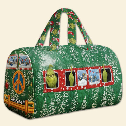 Personalized Gifts For Christmas, Classic Camper Van Quilted Duffle Bag 02tgmg290925