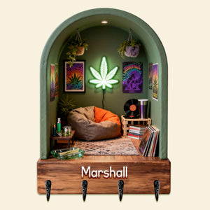 Chill Space Key Hanger - Personalized Gifts For Stoners 04tomg171225