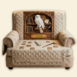 Enchanted Bookself Quilted Armchair - Personalized Gifts 03kimg280126