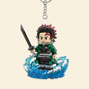 Personalized Gifts For Fans - Darkness Hunter Custom Shape Acrylic Keychain 02pgmg080925