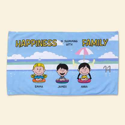 Personalized Gifts For Family Beach Towel Family Pool 04kadc130624hh-Homacus