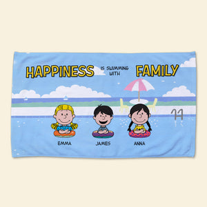 Personalized Gifts For Family Beach Towel Family Pool 04kadc130624hh-Homacus