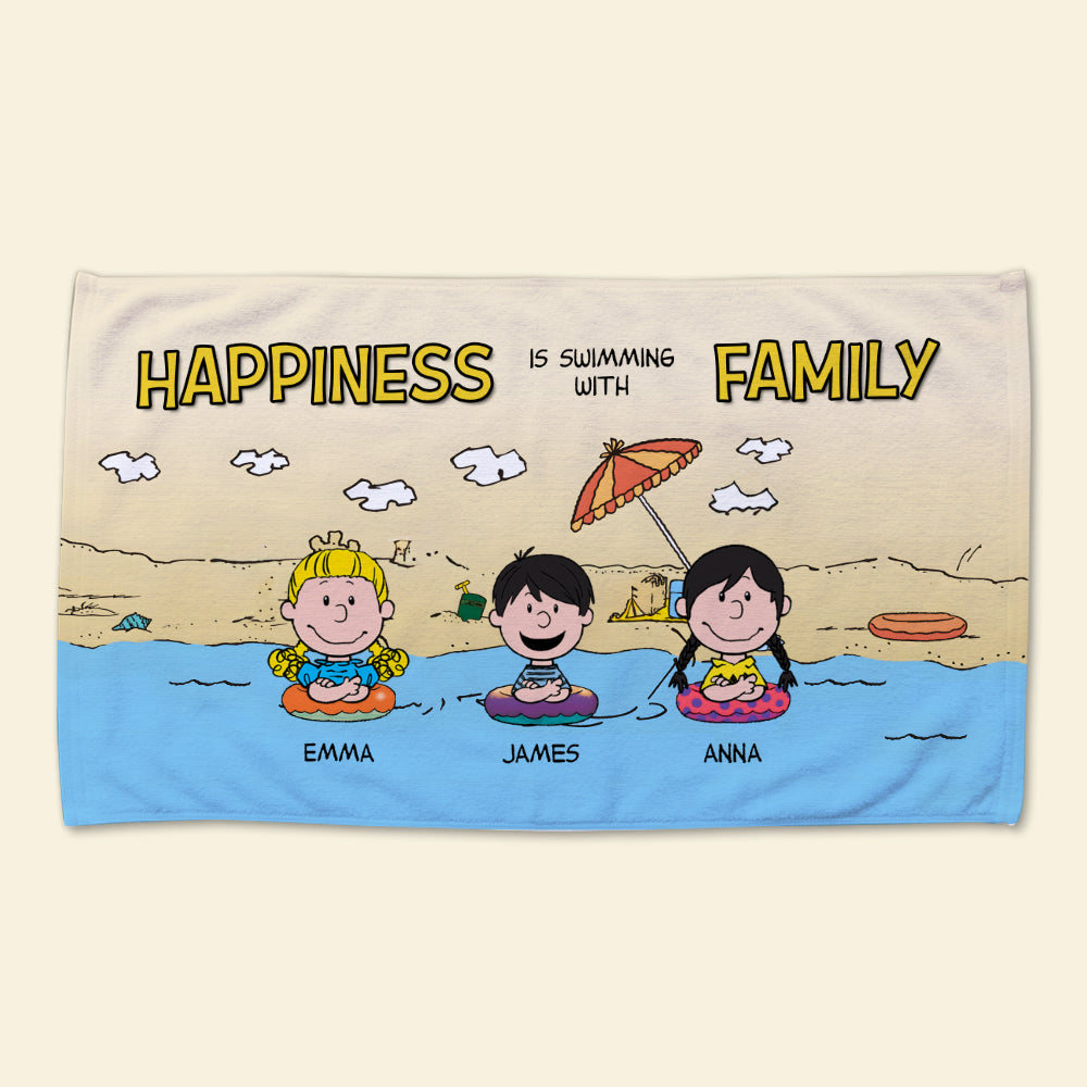 Personalized Gifts For Family Beach Towel Family Pool 04kadc130624hh-Homacus
