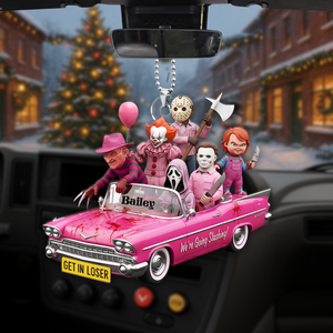 Horror Characters Car Ornament - Personalized Gifts For Horrror Movie Fans 03NALU050825