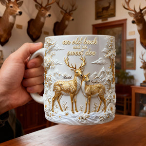 Precious Deer & Doe Couple Coffee Mug, Personalized Gifts For Couple 05qhlu210126