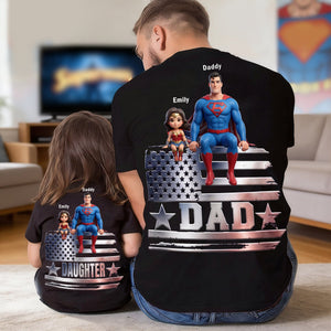 Proud Dad & Kid Shirt - Personalized Gifts For Dads 04qhqn300426
