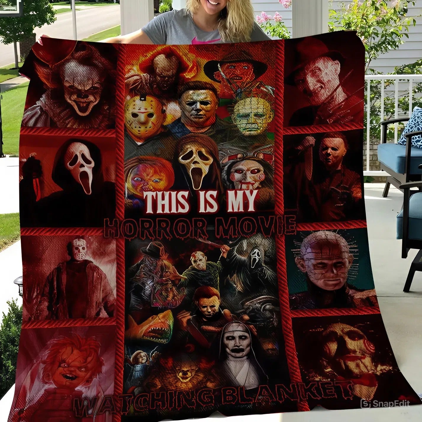 This Is My Horror Movie Blanket - Halloween Gifts For Horror Movie Fans 80laxx180725-Homacus