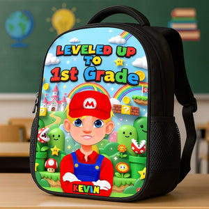 Leveled Up School Bag - Personalized Gifts For Kids 03nata290626
