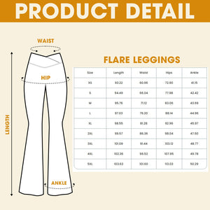 Printbelle - Personalized Gifts For [here] Flare Leggings Quote/Design Mã - Shorts and Pants - GoDuckee