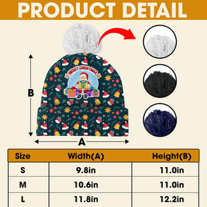 Mẫu - Bobble Beanie Hat - Personalized Gifts For here Bobble Beanie Hat Quote/Design Mã-Homacus