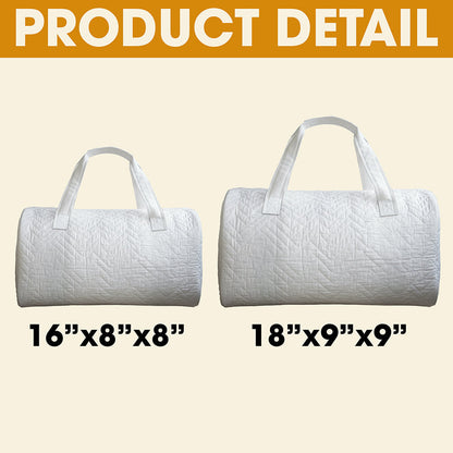 Christmas Quilted Duffle Bag - Personalized Gifts For Christmas 02TGTI050925
