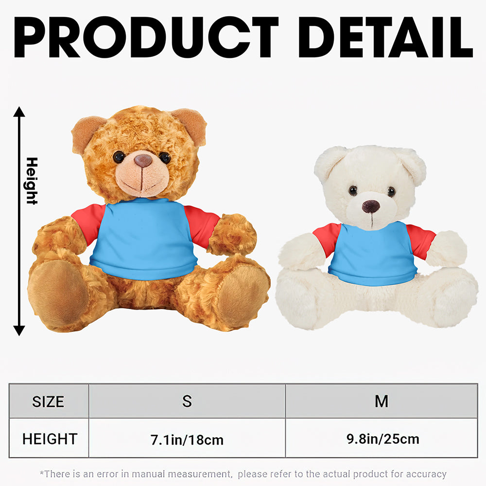 Personalized Gifts For Autistic Bear With Shirt 01HUDT260225-Homacus