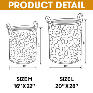 (Printdoor) PPI 120 - Personalized Gifts For here Quilted Laundry Basket Quote/Design Mã-Homacus