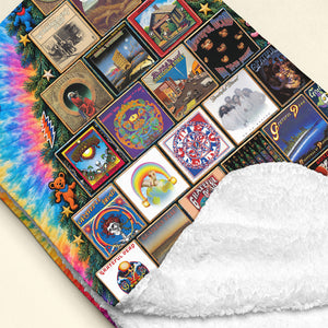 Grateful Dead Christmas Album Blanket - Personalized Gifts For Rock Lovers 02NATA071026