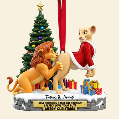 Naughty Wildland Couple Ornament - Personalized Gifts For Couple 06ohlu150925