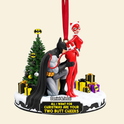Cheeky Masked Couple Ornament - Personalized Gifts For Couple 04ohlu150925