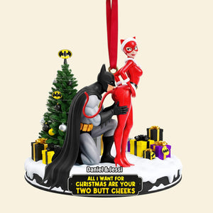Cheeky Masked Couple Ornament - Personalized Gifts For Couple 04ohlu150925