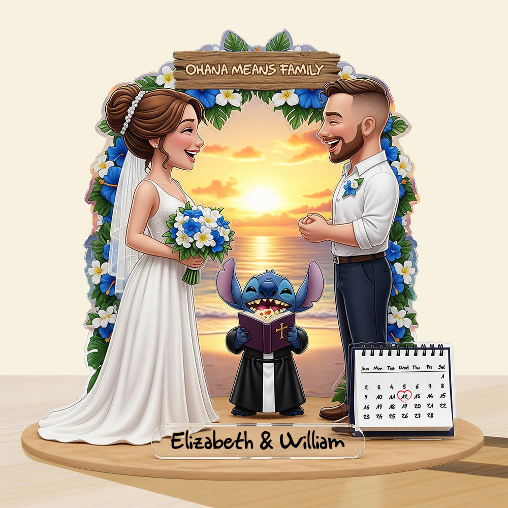 Wedding Couple Acrylic Plaque - Personalized Custom Photo Gifts For Couple 03HYLU210825