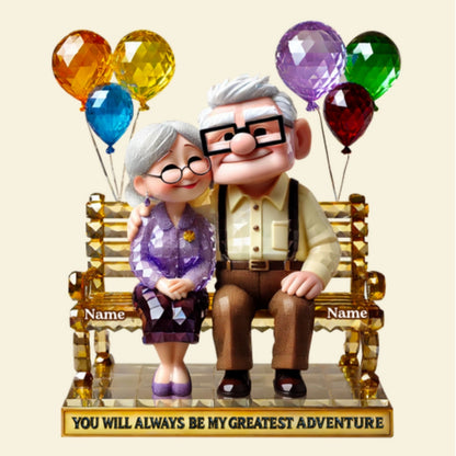 Romantic Couple Acrylic Plaque Personalized Christmas Gifts For Couple 04TGDT030525