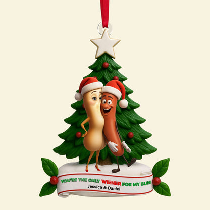 Cute Food Duo Ornament - Personalized Christmas Gifts For Couple 03OHLU040925