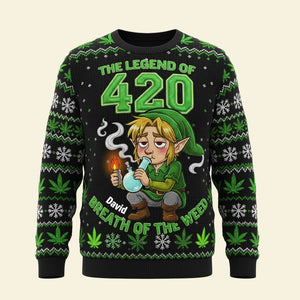 Legend Man Knitted Ugly Sweater - Personalized Christmas Gifts 03tolu041125
