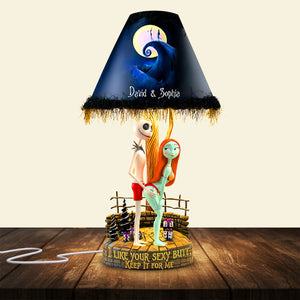 Playful Spooky Couple Acrylic Light Box - Personalized Gifts For Couples 01OHLU111125