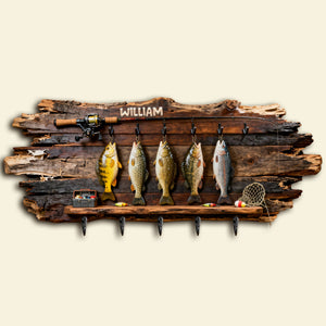 Fishing Lover Acrylic Key Hanger - Personalized Gifts For Fishing Lover Key Hanger 06KILU140126