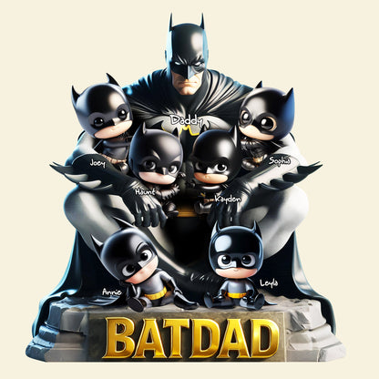 Shadow Hero Dad Acrylic Plaque - Personalized Gifts For Father 02OHLU160525 - Shaped Plaques - GoDuckee
