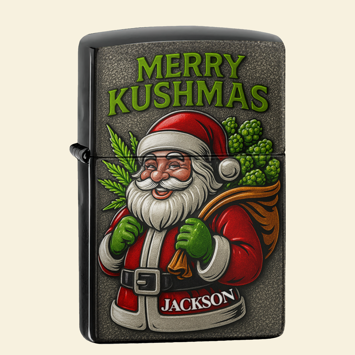 Santa’s Chill Time Lighter - Personalized Christmas Gift For Stoners 02TOLU120825