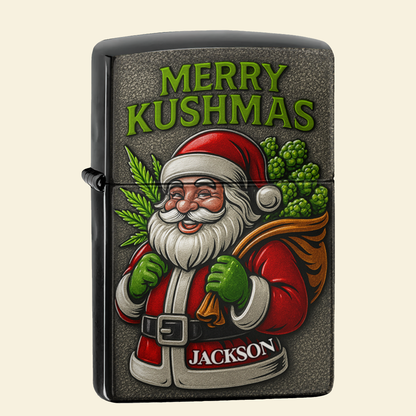 Santa’s Chill Time Lighter - Personalized Christmas Gift For Stoners 02TOLU120825
