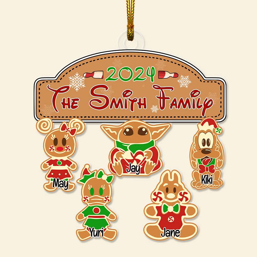 Personalized Gifts For Grandma Christmas Acrylic Ornament 01OHLU211024 - Ornament - GoDuckee