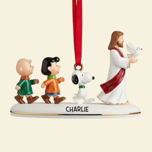 Following Jesus Christ Acrylic Ornament - Personalized Gifts For Christians 09QHLU211025