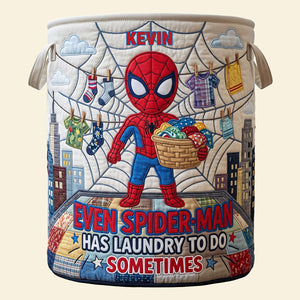 Funny Quilted Laundry Basket - Personalized Gifts For Kids 01HUTA040826
