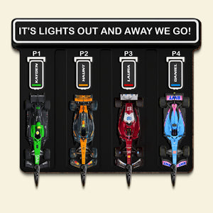 Pit Stop Racing Car Key Hanger - Personalized Gifts For Car Lovers 03HYLU100925