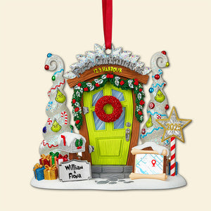 First Christmas At New Address Ornament - Personalized Christmas Gifts For Couple 07TGLU160825