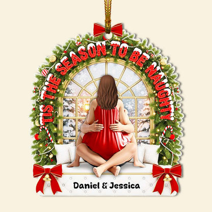 Spicy Couple Ornament - Personalized Christmas Gifts For Couple 04OHLU110825