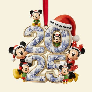 Adorable Family Christmas Acrylic Ornament - Personalized Gifts For Family 03TOLU300925